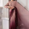Maria B Chiffon Saree | BD-3001